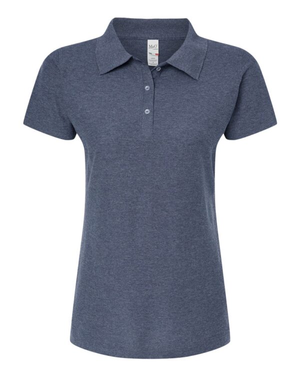 M&O - Women's Soft Touch Polo - Image 9