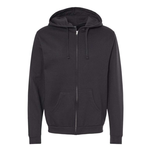 M&O - Unisex Zipper Fleece Hoodie - Image 3