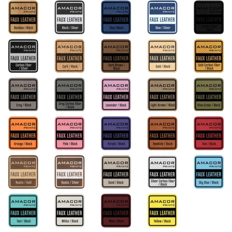 Laser Faux Leather - Colors