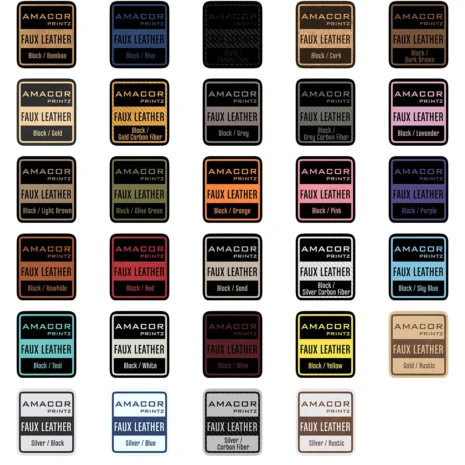 Laser Faux Leather - Colors-Reversed Laser Faux Leather - Colors-Reversed